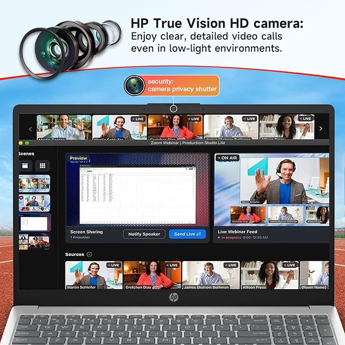 HP 2025 15.6" Touchscreen Laptop Computer, Intel Core i3-1315U, 64GB RAM - Image 5