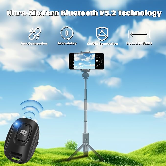MAIRAN 2 Pack Rechargeable Wireless Camera Remote Shutter - Image 3