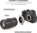VILTROX EF-M2 Pro Lens Mount Adapter Auto Focus 0.71x Reducer Speed Booster - Image 2