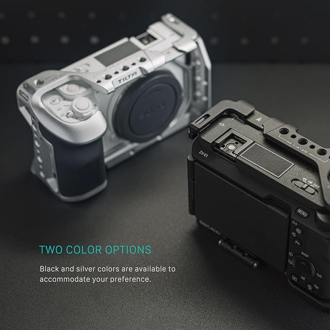 Tilta Half Camera Cage for ZV-E1 | Cold Shoe, NATO Rail, M3 and 1/4""-20 - Image 8