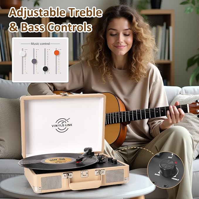 Vinyl Record Player Bluetooth - Image 3