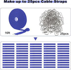 1"x16ft Hook and Loop Straps - Image 4