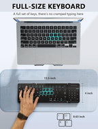 Nillkin Foldable Keyboard with Touchpad, Full Size Keys, Large Trackpad Small - Image 3