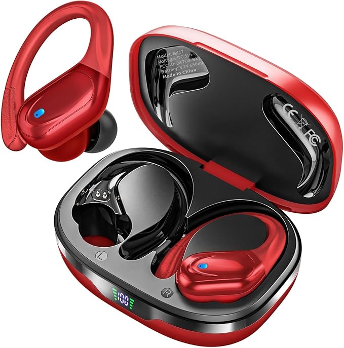 HAOYUYAN Wireless Earbuds, Sports Bluetooth Headphones, 80Hrs Playtime Ear Buds by HAOYUYAN
