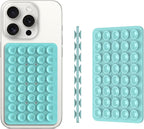 2PACK Silicone Double Sided Suction Phone Case Mount, Detachable Hands Free & - Image 2