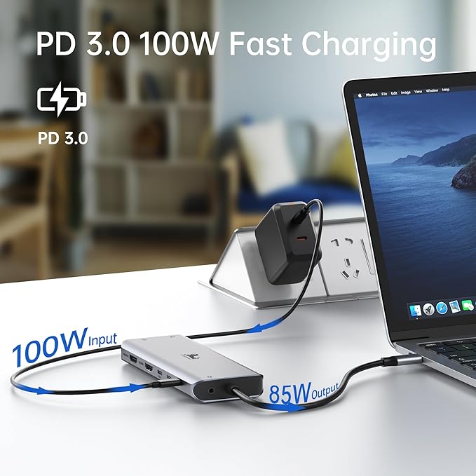 LIONWEI Laptop Docking Station 13 in 1 - Image 5
