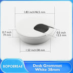 Desk Grommet 1-1/2", Desk Cord Hole Cover, Cable Grommet ABS Plastic, Desk Hole - Image 8