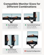 HUANUO Dual Monitor Stand - Image 6