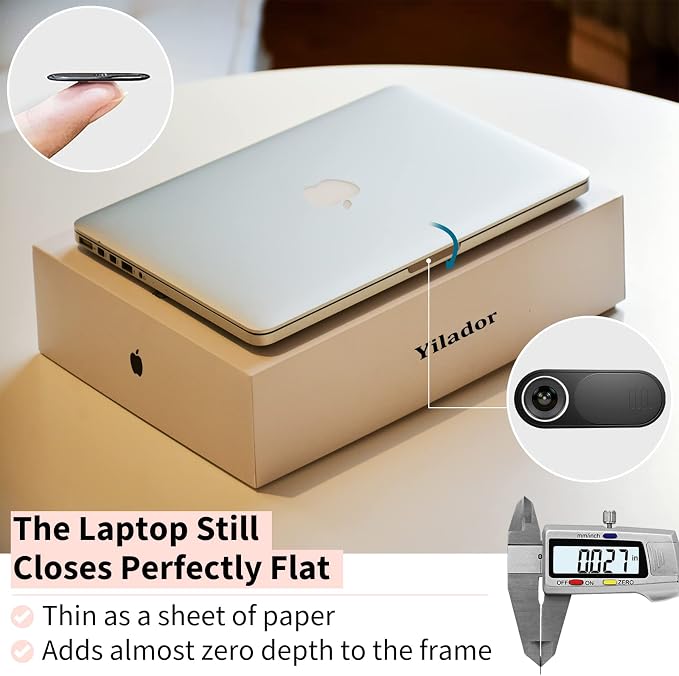6-Pack Laptop Camera Cover Slide, Ultra Thin Webcam Privacy Cover - Image 2