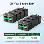 HQST 12 Volt 100Ah Lithium Iron Phosphate Battery - Image 7