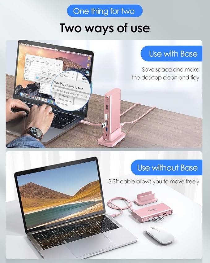 LENTION USB C Docking Station - Image 3