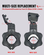 Adjustable Barbell Clips, Fits 0.98-1.1" Olympic & Standard Bars, Secure - Image 3
