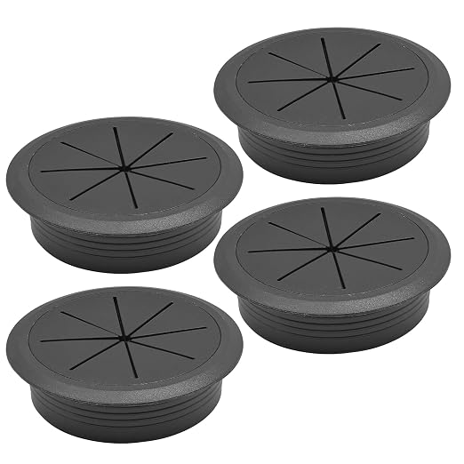 Desk Grommet 2-3/8", Desk Hole Cover by BOPOREAE