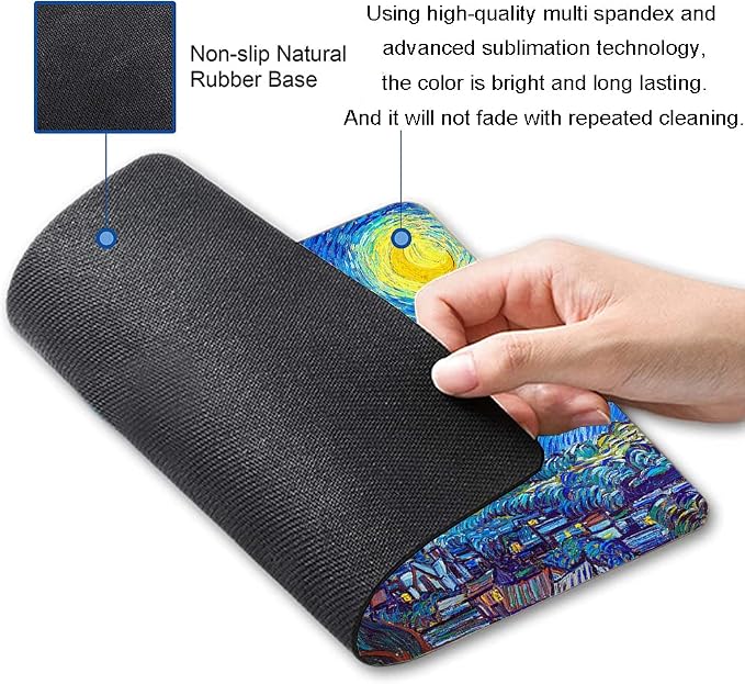 Hokafenle Mouse Pad, Oil Painting Mouse Pad - Image 2