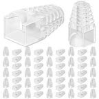 CableGeeker 100-Pack Cat6 / Cat5e RJ45 Strain Relief Boots, RJ45 Boot, Cat 6 by CableGeeker