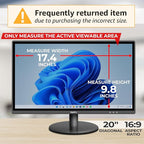 20 Inch 16:9 Computer Privacy Screen Filter - Image 2