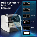 NUCOUN VC-3 Mixed Denomination Money Counter Machine, Value Counting, - Image 2