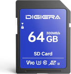 64GB LSU200 SDXC UHS-II Memory Card by DIGIERA