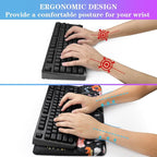 Computer Keyboard Stand with Wrist Rest, Ergonomic Tilted Keyboard Holder - Image 3