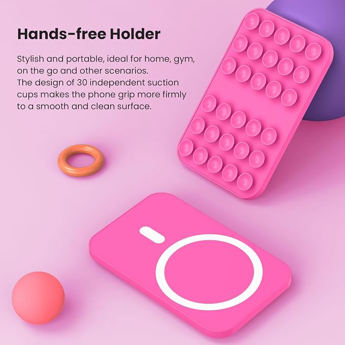 Patented Magnetic Sticky Phone Suction Grip Mount - Image 3