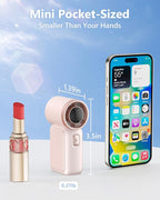 Portable Handheld Mini Fan, 6 Gear Wind, Hand Small Travel Personal Held Fans - Image 2