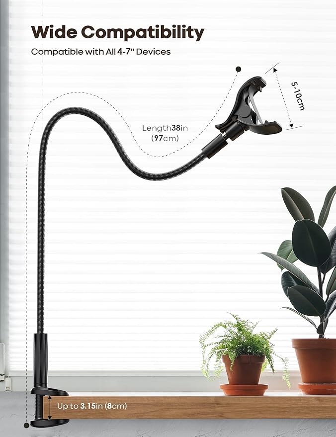 Lamicall Gooseneck Phone Holder Bed - Image 5