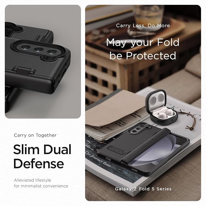 VRS DESIGN Phone Case for Galaxy Z Fold 5 5G, Premium Modern Neat Style Case - Image 4