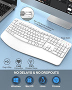 EDJO Ergonomic Wireless Keyboard - Image 6