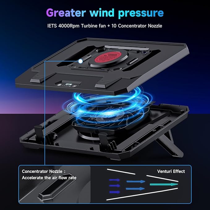 IETS GT300 Upgraded Laptop Cooling Pad - Image 2
