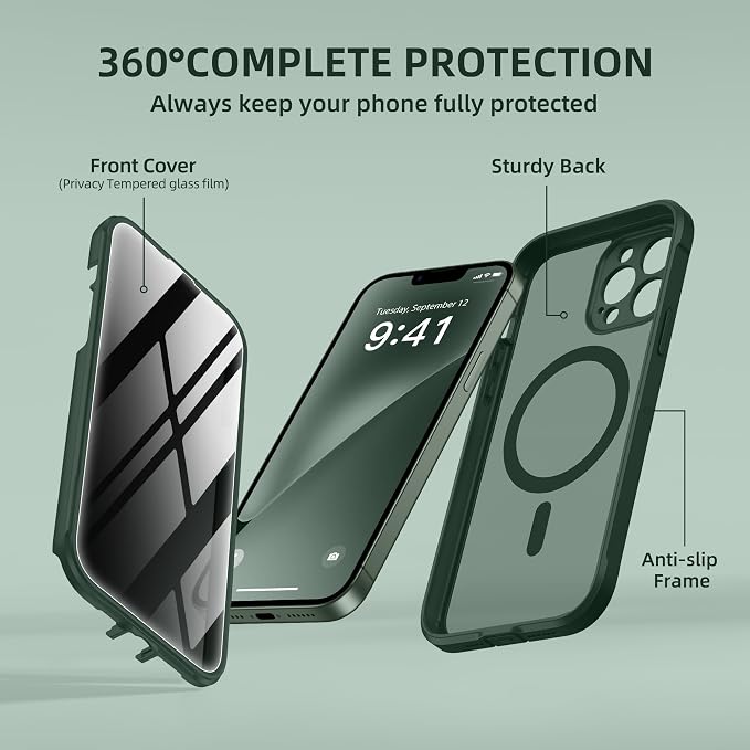 BERFY Magnetic for iPhone 13 Pro Max Case, Compatible - Image 8