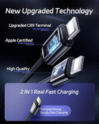 Retractable Car Charger, Super Fast USB Car iPhone Charger, Gifts - Image 4