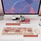Wireless Keyboard and Mouse, KOOTOP Cute Keyboard and Mouse, 2.4G Wireless - Image 7