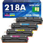 218A 218X Toner Cartridges 4 Pack 3301fdw by Cool+Toner