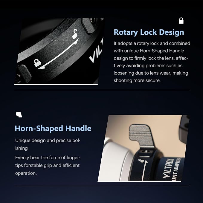 VILTROX PL-Z Lens Adapter, Lens Converter Ring Camera Lens Mount Adapter Ring - Image 5