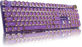 EWEADN V20 Typewriter Keyboard Wireless, 104 Keys Typewriter Style Mechanical by SEUNKWANG