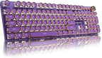 EWEADN V20 Typewriter Keyboard Wireless, 104 Keys Typewriter Style Mechanical by SEUNKWANG