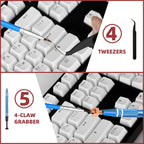 RUNJRX Keyboard Lube Kit with Switch Opener, Keycap Puller, Switch Puller - Image 5