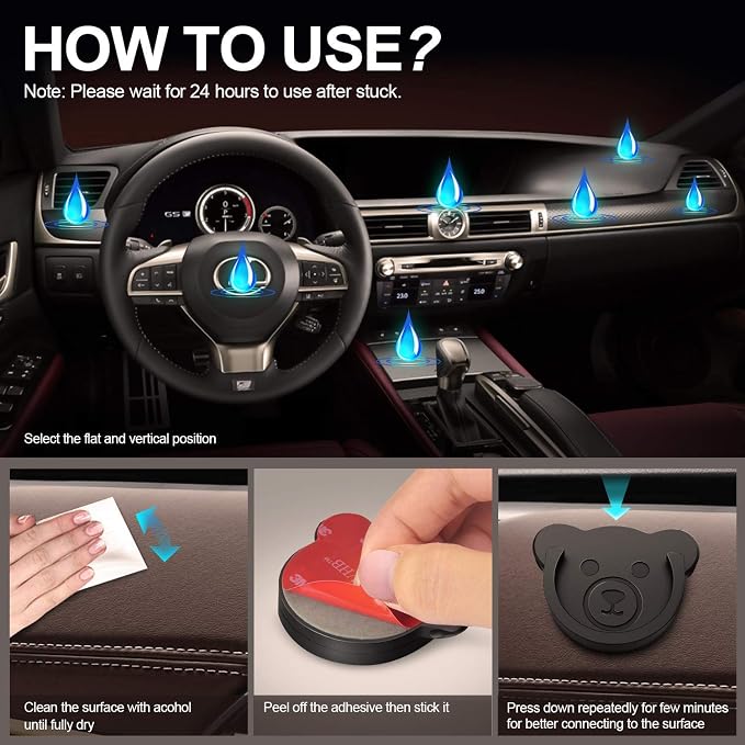 TOPGO Socket Car Mount for Phone Holder Cute Bear Style Silicone Grip Stand - Image 8