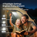 JISULIFE Portable Handheld Fan Ultra2, 9000mAh Max 25 Hrs, 5 IN 1, 100 Speed - Image 5
