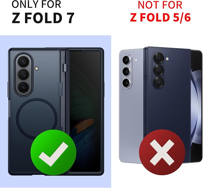 MOBOSI for Z Fold 7 Case with Privacy Screen Protector, Magnetic Slim Phone - Image 6
