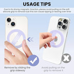 Magnetic Silicone Ring Grip Phone Holder, Loop Grip Phone Holder, Magnetic - Image 6