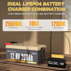 Power Queen 12.8V 200Ah LiFePO4 Battery - Image 3