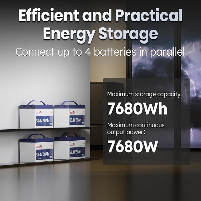 36V 50Ah Lithium Battery, Timeusb 36V LiFePO4 Battery - Image 6
