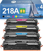 MYTONER 218A Toner Cartridges 4 Pack 3301fdw Replacement by MYTONER