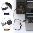 Cubilux USB A to TOSLINK Optical Audio Adapter, Unidirectional USB Type A to - Image 7