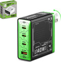 Mfish 140W USB C Charger, 4-Port GaN Charger Block, Foldable Fast Laptop by mfishproductspage