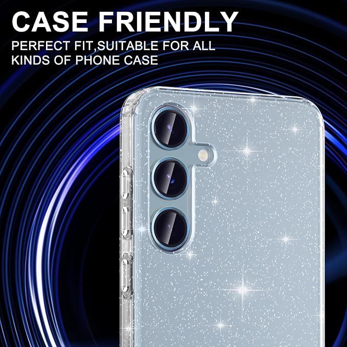 for Samsung Galaxy S24 FE Camera Lens Protector, Individual Metal Ring Tempered - Image 5
