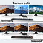 DEMEXBOOK HDMI DisplayPort KVM Switch 3 Monitors 2 Computers 8K@60Hz, Triple - Image 7