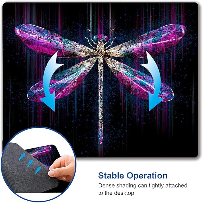 Hokafenle Mouse Pad, Square Custom Mouse Mat Waterproof Mousepad Non-Slip - Image 6