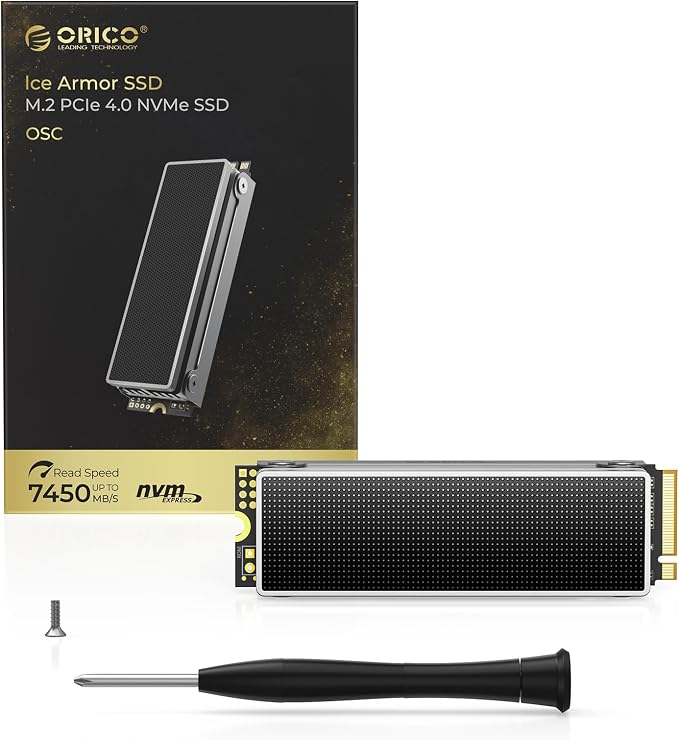 ORICO OSC 1TB M.2 NVMe SSD for Desktop PC, PCIe 4.0 Internal SSD - Image 9